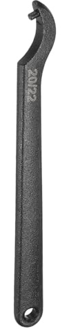sourcing map Chiave a gancio a C, 20-22 mm, con dado a C per moto, cromo vanadio, chiave a brugola con testa rotonda da 2,5 mm, per macchine, veicoli, meccanici