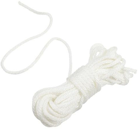 TOBBOMEY Flaggenmast Seilset Fuß Nylon Geflochtenes Seil Für Outdoor-nutzung Vielseitig Einsetzbar Für Fahnenmasten Camping Und Wäscheleine Witterungsbeständig Und Installieren