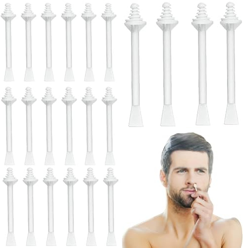 30 Stück Nasenwachsstifte, 2-in-1-Nasenwachs-Spatel, Dual-End-Wachs-Spachtel, Streifen, Nasenwachsstifte zur Haarentfernung, Dual-End-Nasenstreifen für Augenbrauen- und Gesichtshaarreinigung