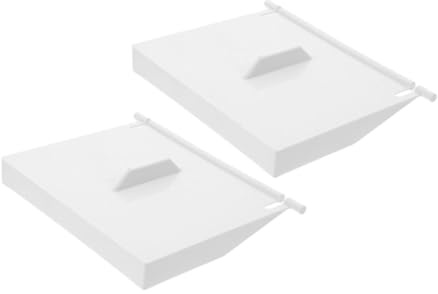 SEWOART 2 Pièces Remplacement de Volet pour Skimmer de Piscine Plastique Porte Compatible Contrôle Débit Eau Fiable pour Hors Sol Lot
