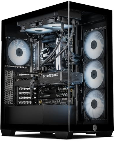 3XS Vindicta Liquid Cooled Gaming PC | RTX 5080 16GB | Ryzen 7 9800X3D 8-Core | 32GB RAM | 2TB M.2 SSD | Dynamic RGB Lighting | WiFi | Streaming Ready | Windows 11