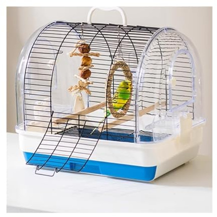 Fågelburar Utomhusbur Fågelbur Papegojbur Specialbur for papegojor Avelsbur Liten och medelstor(Blue)