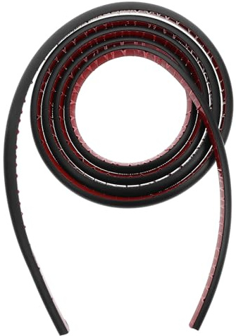 DECOMELODY Moulure Quart de Rond en PVC Flexible Autocollante 3 Mètres, Résistante à L'Humidité, Adaptée aux Plinthes, Escaliers et Coins d'Intérieur