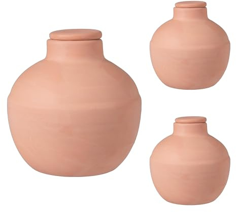 Relaxdays Ollas, 3er Set, 800 ml, Ton, wurzelnahe Bewässerung, terrakotta | Hochbeet & Gewächshaus, weniger Wasserverlust