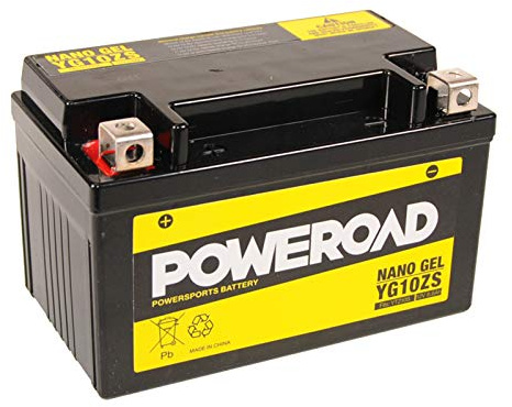 Mantenimiento libre Nano Gel batería de 12 V – 8,6 Ah – yg10zs/ytz10 de S – Incluye pfand – para Suzuki – An – Burg Muñeco 400 – Motocicleta