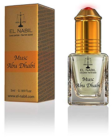 Musc Sauvage 5ml Parfum Duft - El Nabil Misk Musk Moschus Parfümöl für MANN & HERREN (Musc Abu Dhabi)