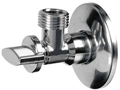 Wärmer System Angled Water Isolating Valves Wall Mounted 1/2X1/2 European Design