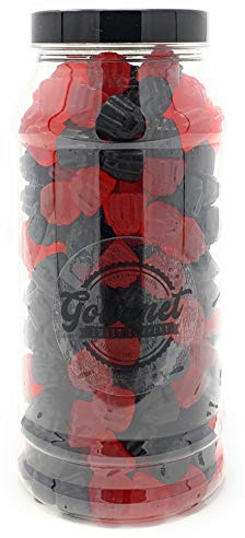 BlackBerry and Raspberry Gums Retro Sweet Shop Jar by The Gourmet Sweet Company