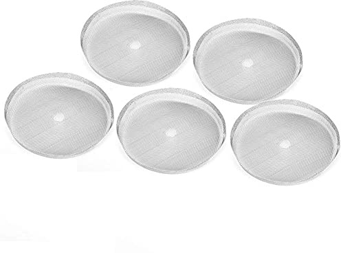 Paquet de 5 Filtres à Tamis de Rechange pour Presse Française,filtres de rechange en maille pour cafetière,Cafetière française passoire,Filtre de Remplacement de Presse Française Filtre Presse,6,5cm