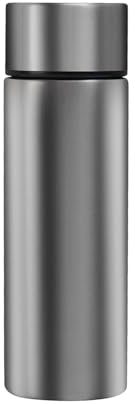 150 ml Mini-isolierte Edelstahl-Flasche, hält 12 Stunden kalt, 6 Stunden heiß, tragbare Edelstahl-Reise-Trinkflasche für Geldbörse oder Kinder-Lunchtasche-Silber