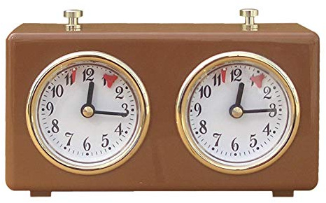 Chess Clock Timer, Traditional Chess Competition Clock, Professional Digital Count Up Count Down Timer Mechanical International Chess Timer, Wooden Competition Chess Clock Compact Timing Tools