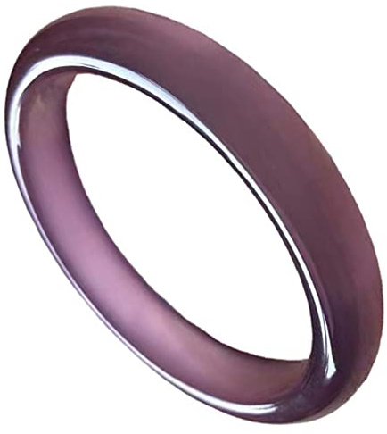 YEITH Natürlicher Jade Armreif, Chinesische Art Runden Armreif, Schmuck Modeaccessoires Jade Armbänder, Jade Armreif Für Frauen Echt,54mm