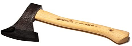 Handbeil 1000 Gramm, mit 40 cm USA-Hickorystiel und Lederschneidenschutz