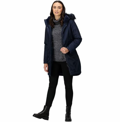 Regatta Damen Lyanna Jackets Waterproof Insulated, Navy, M EU