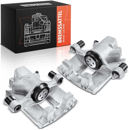 Frankberg 2x Bremssattel Bremszange Hinten Links Rechts Aluminiumguss | Kompatibel mit Min.i R50 R53 Coope.r Min.i R50 R53 Coope.r S Min.i R50 R53 One Replace# 34216757247