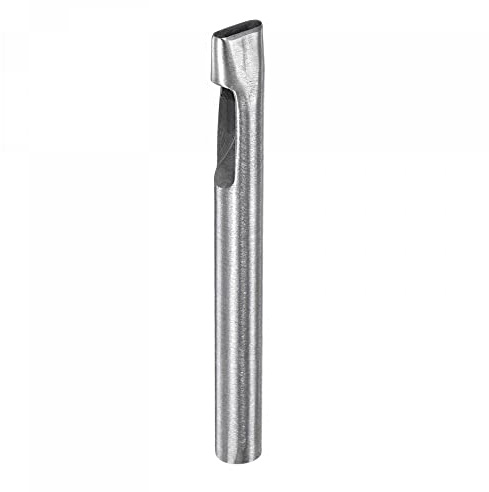 sourcing map Ovaler Lochstanzer, 3 x 11 mm, Leder-Hohlschneider, länglich, für Armband, Gürtel, Uhrenarmband, Lederarbeiten, Arbeiten