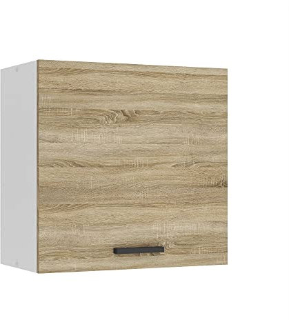 Belini Hängeschrank Küche, Küchenschränke SG. Breite 60 cm. Oberschrank mit 1 Tür, Küchenhängeschränke, Wandschrank Hängend, Sonoma-Eiche