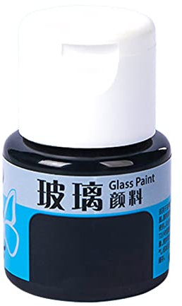 Cuawana Buntglasfarbe für überlegene Glaskunst, permanente Fensterfarbe, Galerie, Glasbeize, Glasfarbe, Basteln, Portraitfarbe