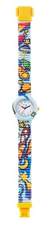 HIP HOP, Collezione Kids Fun, Orologio Bambino Rocket, con Cinturino in Silicone Intercambiabile, Pratica Chiusura, Cassa 28mm, Movimento al Quarzo, Resistente all'Acqua, Lunghezza Regolabile