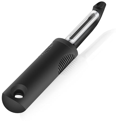 Pelador, pelador, espárragos, pelador de verduras, extraafilado, hoja afilada, doble filo, mango ergonómico