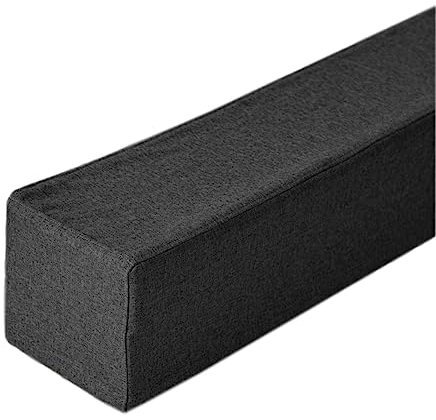 Kopfteil und Matratze, Lückenfüller, Kissen, individuelle Größe, rechteckige Nackenrolle, Armlehne, waschbar, Bettbrücke, Dunkelgrau, Doppelbett bis King-Size-Bett, 180 x 8 x 10 cm