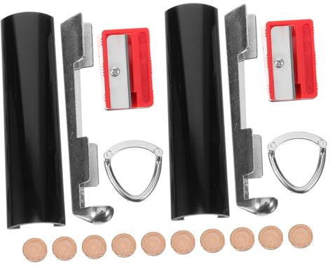 Yardwe Reparaturset Für Billardqueues Billardstockspitzen-ersatzset Reparaturwerkzeug Für Queuespitzen Billardzubehör Poolqueue-reparaturkit
