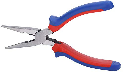 Needle Nose Pliers, Wire Cutter Hand Pliers Small Needle Nose Wire Cutters Non Slip Handle Long Cutting for Wrapping, Crafts, Jewelry Making