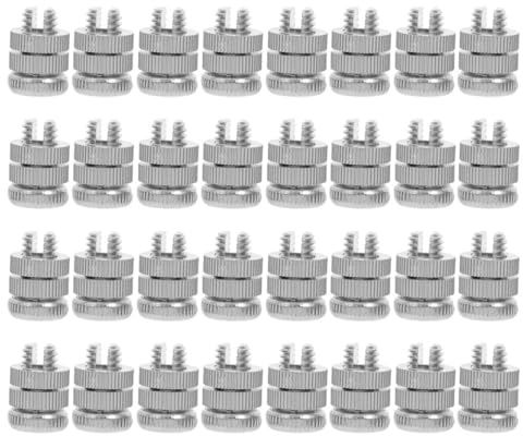ELAYARD 32 Pcs Electric Fence Split Bolt Connectors: Wire Clamps for Secure Fencing - Aluminium Alloy Split Bolt Joint Clamp for Farms & Gardens
