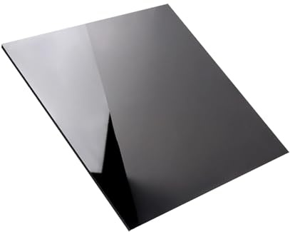 Feuille en plastique acrylique cristal, Plaque acrylique noire 300 x 300 mm, épaisseurs multiples: 2 à 8 mm(Thickness: 5Mm)