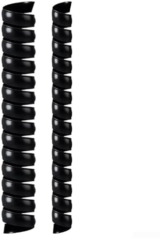 Baumstammschutz Spiralschutz für Bäume - 2er Pack Schwarz Kunststoff Frostschutz Barriere 4cm & 5cm Durchmesser x 40cm Höhe, Hirsch und Ra