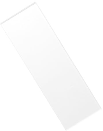 DIYEAH Cake Scraper Acrylic 8 Inch Clear Rectangular Cream Smoothing Tool for Pastry and Home Baking