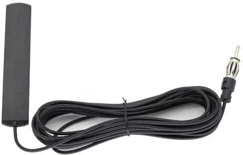 Car Hidden Amplified Radio Antenna for Van SUV Classic Car | Self-Adhesive Fitment,No Drilling Required,5 Metre Long Cable,Universal Windscreen Mount,Stable FM Radio Reception