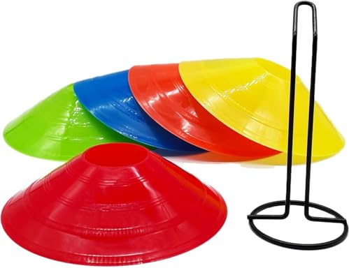 BigTron Disc Cones for Soccer, Football and Basketball Agility Training (1)