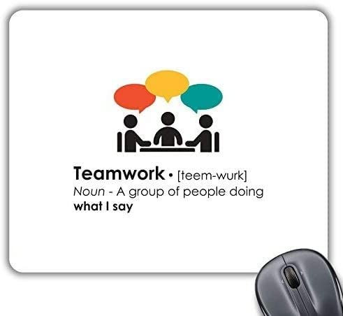 Coralgraph Inc CP280 Funny Teamwork Definition Meaning Novelty Gift Printed PC Laptop Computer Mouse Mat Pad