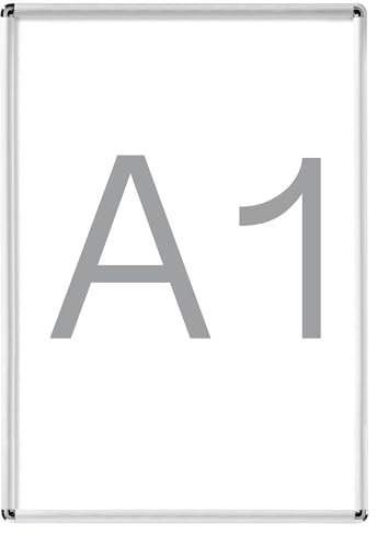 kaiserkraft | Display-Klapprahmen | Aluminium | VE 2 Stk | für DIN A1