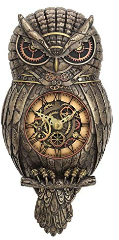 Nemesis Now Chronology Wisdom Uhr, 34 cm, bronzefarben
