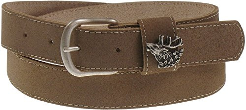 Harrys-Collection Trachtengürtel 30mm Rindleder Tracht, beige, BW: 85