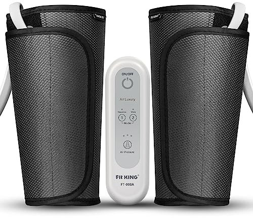 FIT KING Calf Massager, Sequential Air Compression Leg Massager