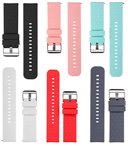 Chofit Ersatzbänder kompatibel mit Willful ID205L/SW01/SW02/SW020/SW021/SW023/SW025, ID205S/ID205G/ID205U/H205L Armband, Soft Sport Atmungsaktives Silikonarmband Uhrenzubehör