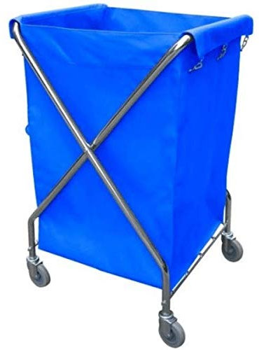 Carro X Plegable lavandería para la Recogida y Transporte de Ropa 250L