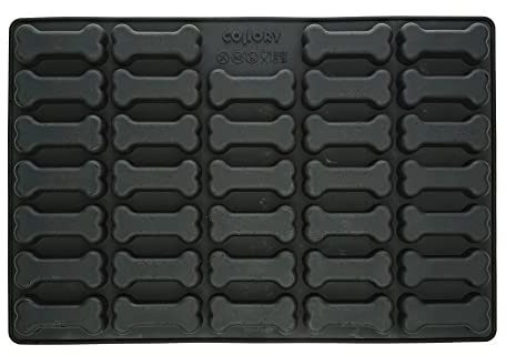 Collory große Knochen (7cm) Silikon Backform, Knochenbackform für Hundekekse und Hundeleckerlies, Pralinenform, Antihaftend und Lebensmittelecht (BPA-Frei)