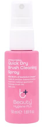 Beauty Hygiene Plus Makeup Brush Cleaner Spray Quick Dry Antibacterial & Antiviral 50ml