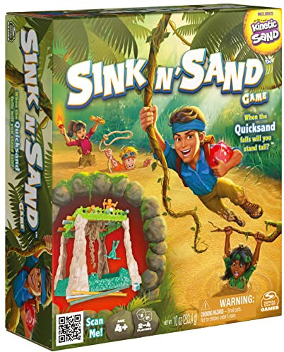 Sink N’ Sand, Quicksand Kids Board Game with Kinetic Sand for Sensory Fun and Learning – Easy Toy Gift Idea, for Preschoolers and Kids Ages 4 and up