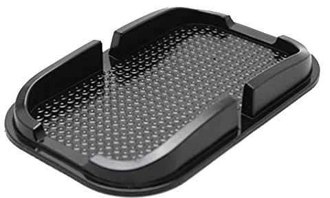 Halterung Anti Rutsch Matte,Asudaro Auto Armaturenbrett Klebematte KFZ Anti-Rutsch Matte Handy Halterung Auto Armaturenbrett Tisch Halter Ständ,Smartphone und Navi-Halterung für Armaturenbrett,Schwarz