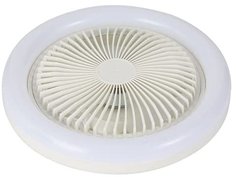 Nikou Lampes de ventilateur de plafond, lampe de lumière LED multifonction petite maison E27 30 W Silencieux Réglable pour chambre d'enfant Chambre 85-265 V