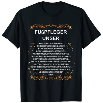 Herren Fußpfleger Unser - Lustige Definition & Beschreibung T-Shirt