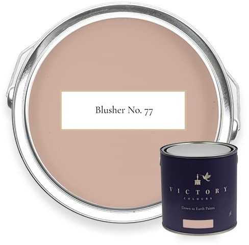 Victory Colours Blusher | Pink Paint - 1 Litre - Exterior Wood/Metal (Eggshell)