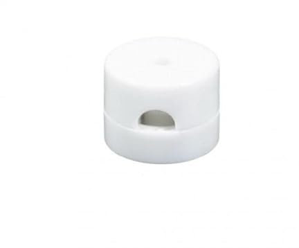 Fissaggio a parete Creative-cables FCP01BIAX2-passacavo universale-bianco