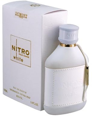 Dumont Nitro White Eau De Parfum - Clean Fresh Signature Scent - 3.4 Fl Oz