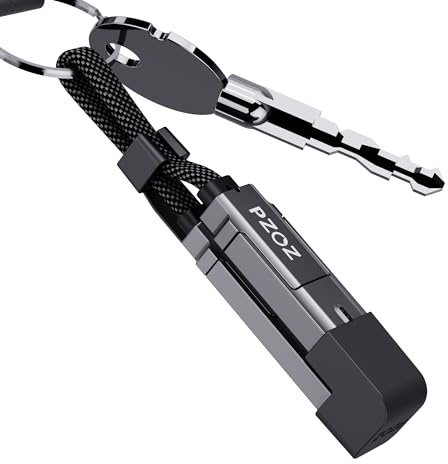 PZOZ 4-in-1 LED-Display Schnellladekabel 60W, 0.18M | Lightning/USB C/A Multi Ladekabel, für iPhone17/16/15/14/13, Galaxy S25/S24, MacBook, iPad Pro, Switch